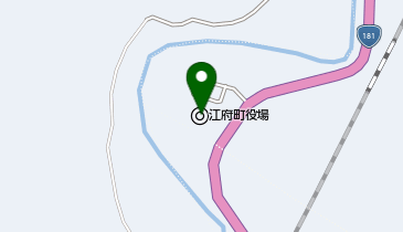 江府町役場の地図画像