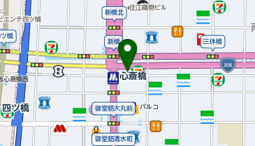 オリエンタル・スタイル 心斎橋店の地図画像