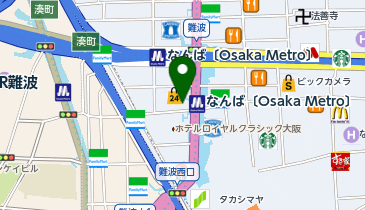 オリエンタル・スタイル 難波店の地図画像