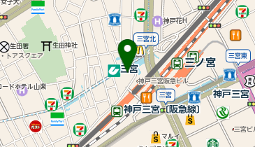 オリエンタル・スタイル三宮店の地図画像