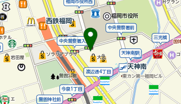 オリエンタル・スタイル天神店の地図画像