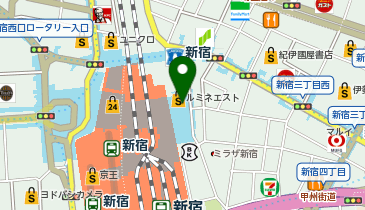 ADDICTION ルミネエスト新宿店の地図画像