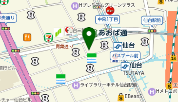 炉端とおでん 呼炉凪来 仙台駅前店の地図画像