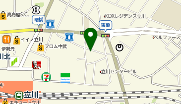 とろけるハンバーグ福よし 立川店の地図画像