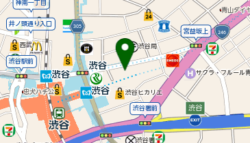 おでん屋たけし 渋谷宮益坂店の地図画像