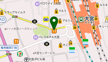 大宮 鮨 貴山の地図画像