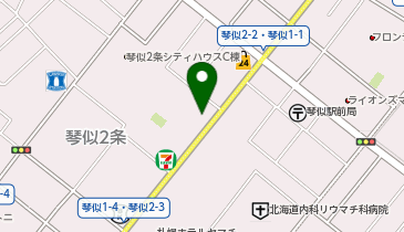 AUBE HAIR sense(オーブヘアーセンス) 琴似店の地図画像