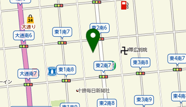 AUBE HAIR raffine(オーブヘアーラフィネ) 帯広店の地図画像