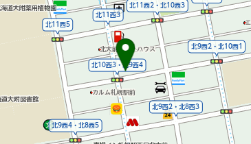 AUBE HAIR lace(オーブヘアーレイス) 札幌駅北口店の地図画像