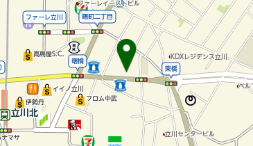 AUBE HAIR lachic(オーブヘアーラシック) 立川店の地図画像