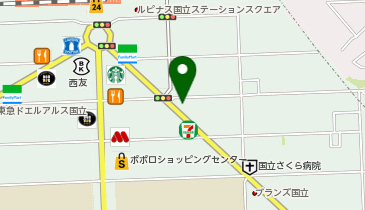 AUBE HAIR lia(オーブヘアーリア) 国立店の地図画像