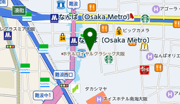 AUBE HAIR aila(オーブヘアーアイラ) 難波店の地図画像