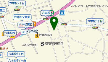 AUBE HAIR anela(オーブヘアーアネラ) 福岡六本松店の地図画像