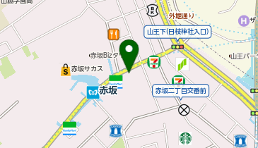 JGMゴルフクラブ 赤坂スタジオの地図画像