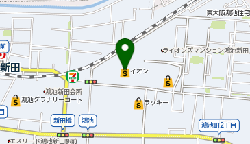 ガシャポンバンダイオフィシャルショップ未来屋書店鴻池店の地図画像