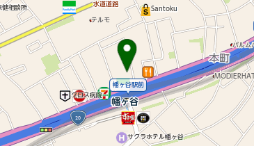 餃子が主役 幡ヶ谷店の地図画像