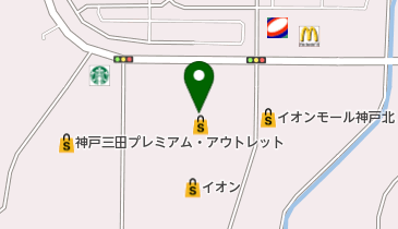 だがし 夢や イオンモール神戸北店の地図画像