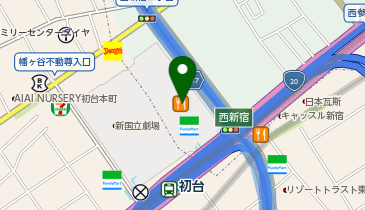 わくわく広場 東京オペラシティ店の地図画像