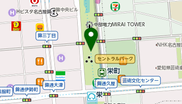 わくわく広場 セントラルパーク店の地図画像