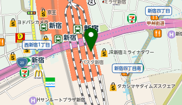 uka store(ウカ ストア) ニュウマン新宿店の地図画像