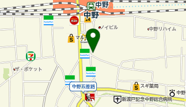 ゆきだるま中野部屋(はなれ)の地図画像