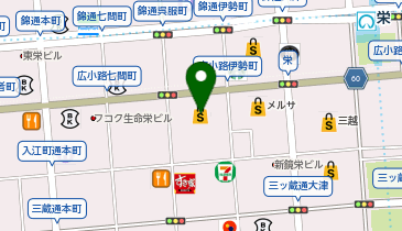 島ぎょうざ 心心 マルエイガレリア店の地図画像