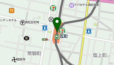 駿河屋 高松瓦町FLAG店の地図画像