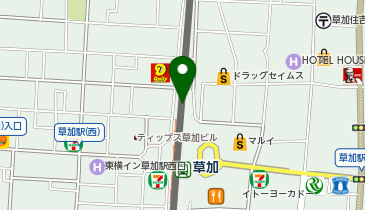 Butz SAND &times; 献心亭 匠 草加VARIE店の地図画像