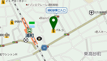 shop in(ショップ イン) 浦和PARCO店の地図画像