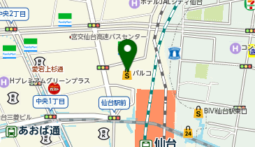 ガシャポンバンダイオフィシャルショップ 仙台PARCO店の地図画像