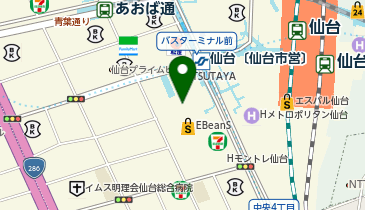プライスコンタクト 仙台PARCO店の地図画像