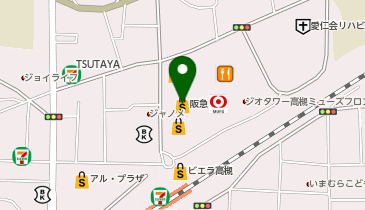 コトモノマルシェ 高槻阪急スクエア店の地図画像