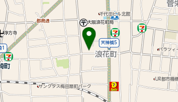 おでん酒場 湯あみの地図画像