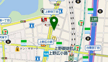 うまか 上野店の地図画像