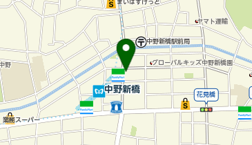 うなぎ屋 江戸名代亜門 中野新橋店の地図画像