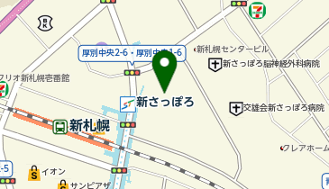 桑田屋 新札幌店の地図画像