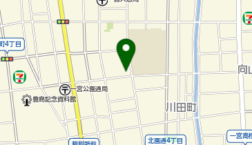 紬かけつぎ店の地図画像