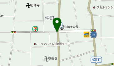 小江戸 まめ屋 小江戸川越店の地図画像