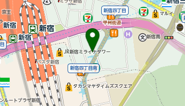 カリモク60 新宿店の地図画像