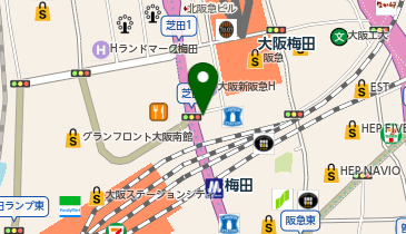 肉重 ロマン亭 阪急三番街店の地図画像