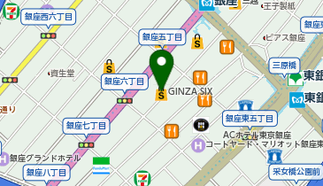 Tea Forte(ティー フォルテ) GINZA SIX店の地図画像