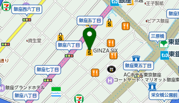 MARKET(マーケット) GINZA SIX店の地図画像