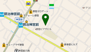 グラニフ 東京の地図画像