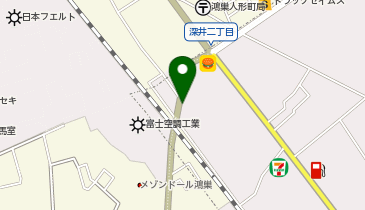 ケアガーデン北本深井の地図画像