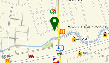 ピザハット 久留米南町店の地図画像