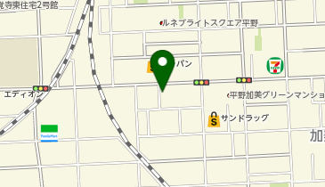 大阪 ふくちあんラーメン 加美店の地図画像