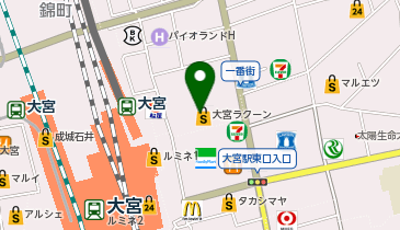 GelaFru(ジェラフル) 大宮ラクーン1Fの地図画像