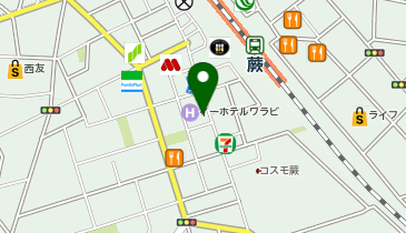 うまいハイボール店 わがやの地図画像