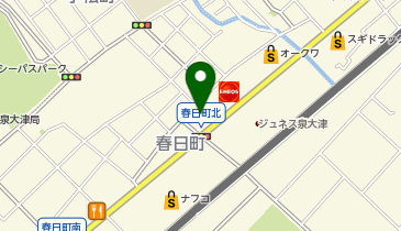 からやま 泉大津春日町店の地図画像