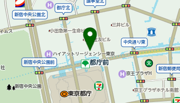 明治安田生命保険相互会社 新宿支社の地図画像